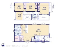 【千葉県/流山市江戸川台西】流山市江戸川台西1丁目 新築一戸建て 間取り図