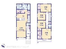【千葉県/松戸市三矢小台】松戸市三矢小台3丁目 新築一戸建て 間取り図