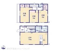 【千葉県/松戸市小金きよしケ丘】松戸市小金きよしケ丘4丁目 新築一戸建て 間取り図