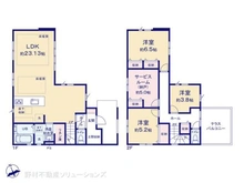 【千葉県/松戸市二ツ木】松戸市二ツ木 新築一戸建て 間取り図