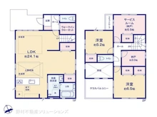 【千葉県/松戸市二ツ木】松戸市二ツ木 新築一戸建て 間取り図