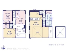 【千葉県/松戸市古ケ崎】松戸市古ケ崎2丁目 新築一戸建て 間取り図