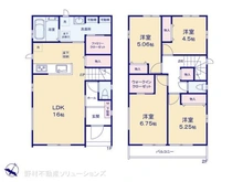 【千葉県/松戸市常盤平】松戸市常盤平5丁目 新築一戸建て 間取り図