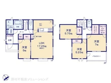 【千葉県/松戸市常盤平双葉町】松戸市常盤平双葉町 新築一戸建て 間取り図