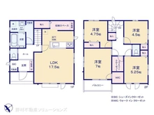 【千葉県/松戸市仲井町】松戸市仲井町3丁目 新築一戸建て 間取り図