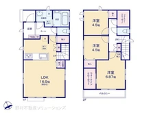 【千葉県/松戸市松戸新田】松戸市松戸新田 新築一戸建て 間取り図