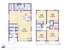 【千葉県/松戸市西馬橋】松戸市西馬橋3丁目 新築一戸建て 間取り図