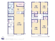 【千葉県/松戸市小金原】松戸市小金原7丁目 新築一戸建て 間取り図
