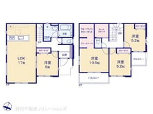【千葉県/流山市名都借】流山市名都借 新築一戸建て 間取り図