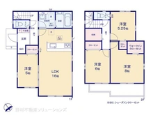 【千葉県/松戸市常盤平】松戸市常盤平2丁目 新築一戸建て 間取り図