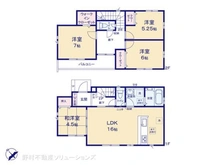 【千葉県/松戸市常盤平】松戸市常盤平2丁目 新築一戸建て 間取り図