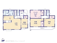 【千葉県/松戸市西馬橋】松戸市西馬橋4丁目 新築一戸建て 間取り図
