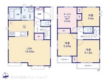 【千葉県/松戸市西馬橋】松戸市西馬橋4丁目 新築一戸建て 間取り図