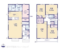 【千葉県/松戸市秋山】松戸市秋山 新築一戸建て 間取り図
