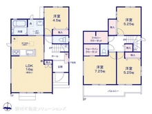 【千葉県/松戸市秋山】松戸市秋山 新築一戸建て 間取り図