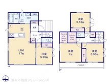 【千葉県/松戸市中金杉】松戸市中金杉4丁目 新築一戸建て 間取り図