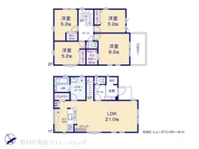 【千葉県/柏市豊住】柏市豊住5丁目 新築一戸建て 間取り図
