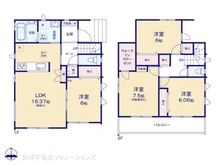 【千葉県/松戸市松戸】松戸市松戸 新築一戸建て 間取り図