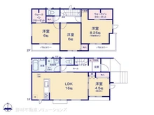【千葉県/松戸市松戸】松戸市松戸 新築一戸建て 間取り図