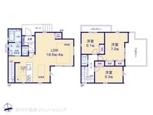 【千葉県/柏市柏の葉】柏市柏の葉2丁目 新築一戸建て 間取り図