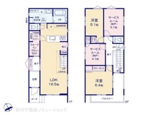 【千葉県/柏市しいの木台】柏市しいの木台4丁目 新築一戸建て 間取り図