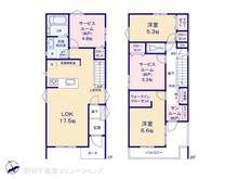【千葉県/柏市しいの木台】柏市しいの木台4丁目 新築一戸建て 間取り図
