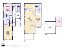 【千葉県/流山市松ケ丘】流山市松ケ丘4丁目 新築一戸建て 間取り図