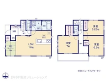 【千葉県/松戸市松飛台】松戸市松飛台 新築一戸建て 間取り図