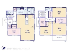 【千葉県/松戸市八ケ崎】松戸市八ケ崎4丁目 新築一戸建て 間取り図