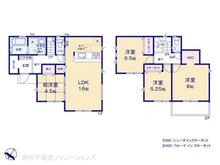 【千葉県/松戸市六高台】松戸市六高台4丁目 新築一戸建て 間取り図