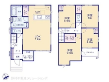 【千葉県/松戸市六高台】松戸市六高台7丁目 新築一戸建て 間取り図