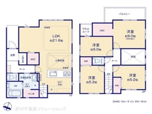 【千葉県/松戸市二十世紀が丘柿の木町】松戸市二十世紀が丘柿の木町 新築一戸建て 間取り図
