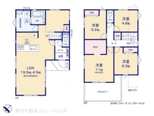 【千葉県/柏市永楽台】柏市永楽台3丁目 新築一戸建て 間取り図