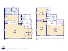 【千葉県/松戸市松飛台】松戸市松飛台 新築一戸建て 間取り図