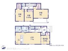 【千葉県/松戸市中和倉】松戸市中和倉 新築一戸建て 間取り図