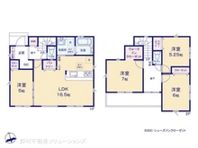 【千葉県/松戸市中和倉】松戸市中和倉 新築一戸建て 間取り図