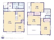 【千葉県/松戸市上本郷】松戸市上本郷 新築一戸建て 間取り図