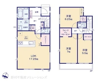 【千葉県/松戸市常盤平】松戸市常盤平2丁目 新築一戸建て 間取り図