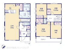 【千葉県/柏市増尾】柏市増尾1丁目 新築一戸建て 間取り図