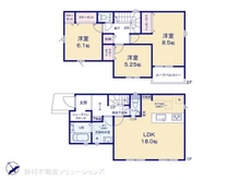 【千葉県/松戸市日暮】松戸市日暮7丁目 新築一戸建て 間取り図