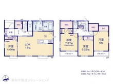 【千葉県/松戸市新松戸】松戸市新松戸6丁目 新築一戸建て 間取り図