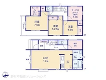 【千葉県/松戸市新松戸】松戸市新松戸6丁目 新築一戸建て 間取り図