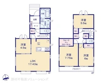 【千葉県/松戸市新松戸】松戸市新松戸6丁目 新築一戸建て 間取り図
