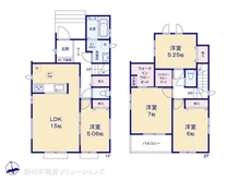 【千葉県/松戸市新松戸】松戸市新松戸6丁目 新築一戸建て 間取り図