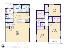 【千葉県/松戸市小金原】松戸市小金原8丁目 新築一戸建て 間取り図