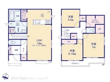 【千葉県/松戸市八ケ崎】松戸市八ケ崎7丁目 新築一戸建て 間取り図