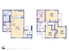 【千葉県/流山市松ケ丘】流山市松ケ丘5丁目 新築一戸建て 間取り図