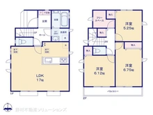 【千葉県/松戸市五香西】松戸市五香西4丁目 新築一戸建て 間取り図