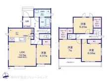 【千葉県/松戸市新松戸】松戸市新松戸6丁目 新築一戸建て 間取り図