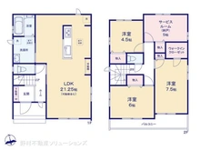 【千葉県/松戸市新松戸】松戸市新松戸6丁目 新築一戸建て 間取り図